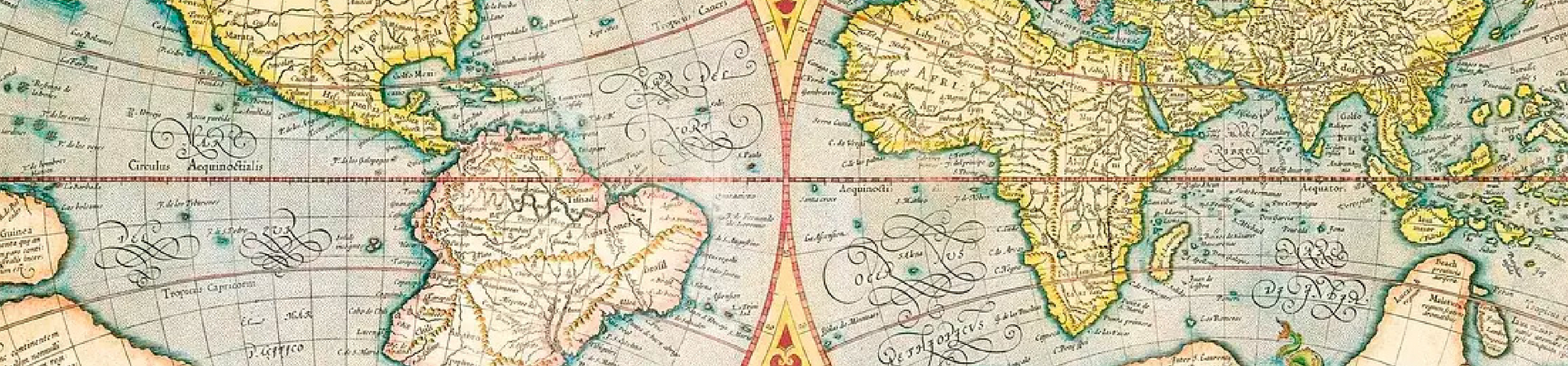 A drawing of a world map for The Route provided by Laroot World, an organic, local, gluten free New York City flexitarian, pescatarian, carnitarian, vegan, and vegetarian meal delivery service