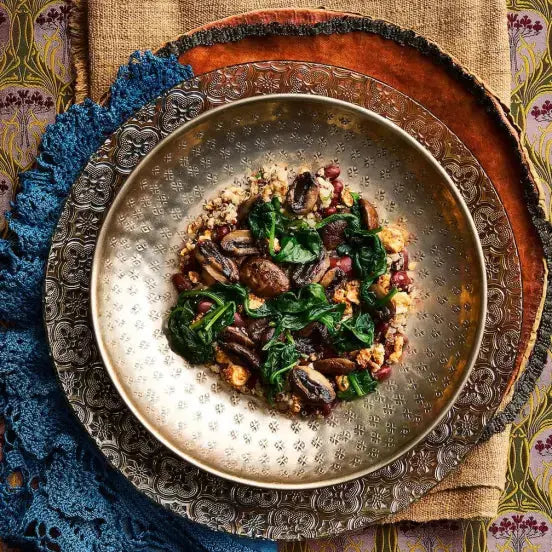 The Syrian Shrooms Stuffed Portobello Mushrooms